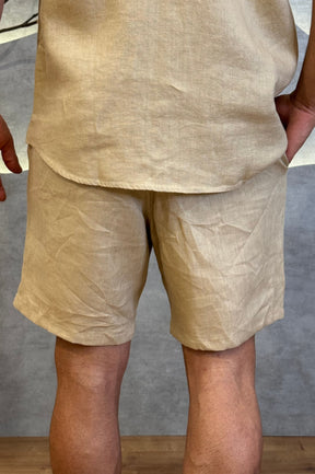 Short 100% Linho Zeus