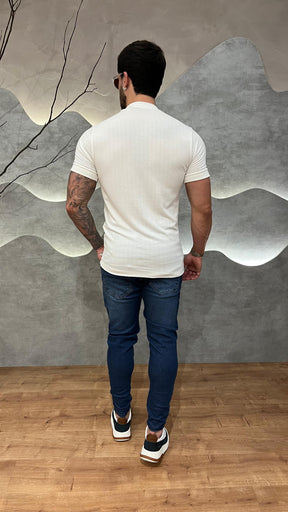 Camisa Half Ziper Viscose
