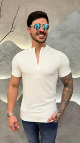 Camisa Half Ziper Viscose