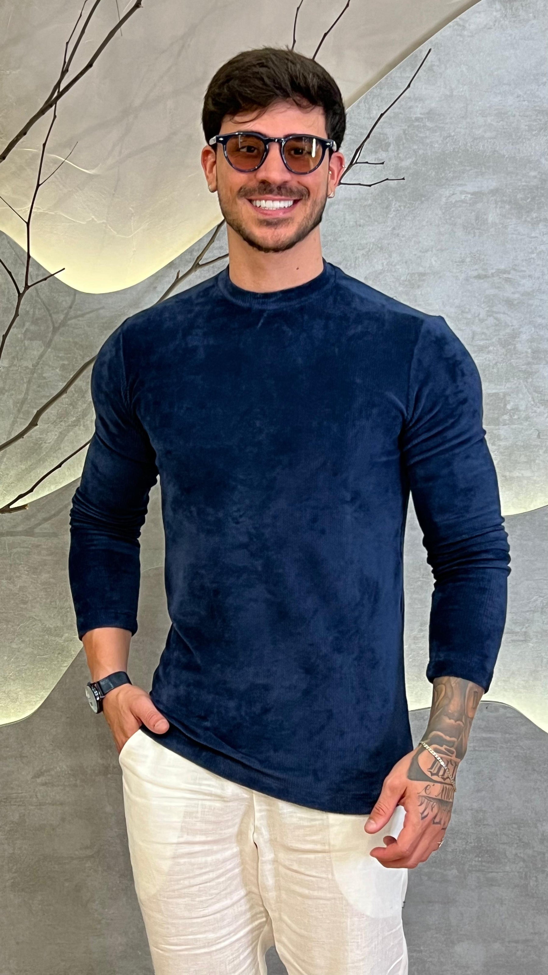 Camisa Cotelê Aveludada Zeus