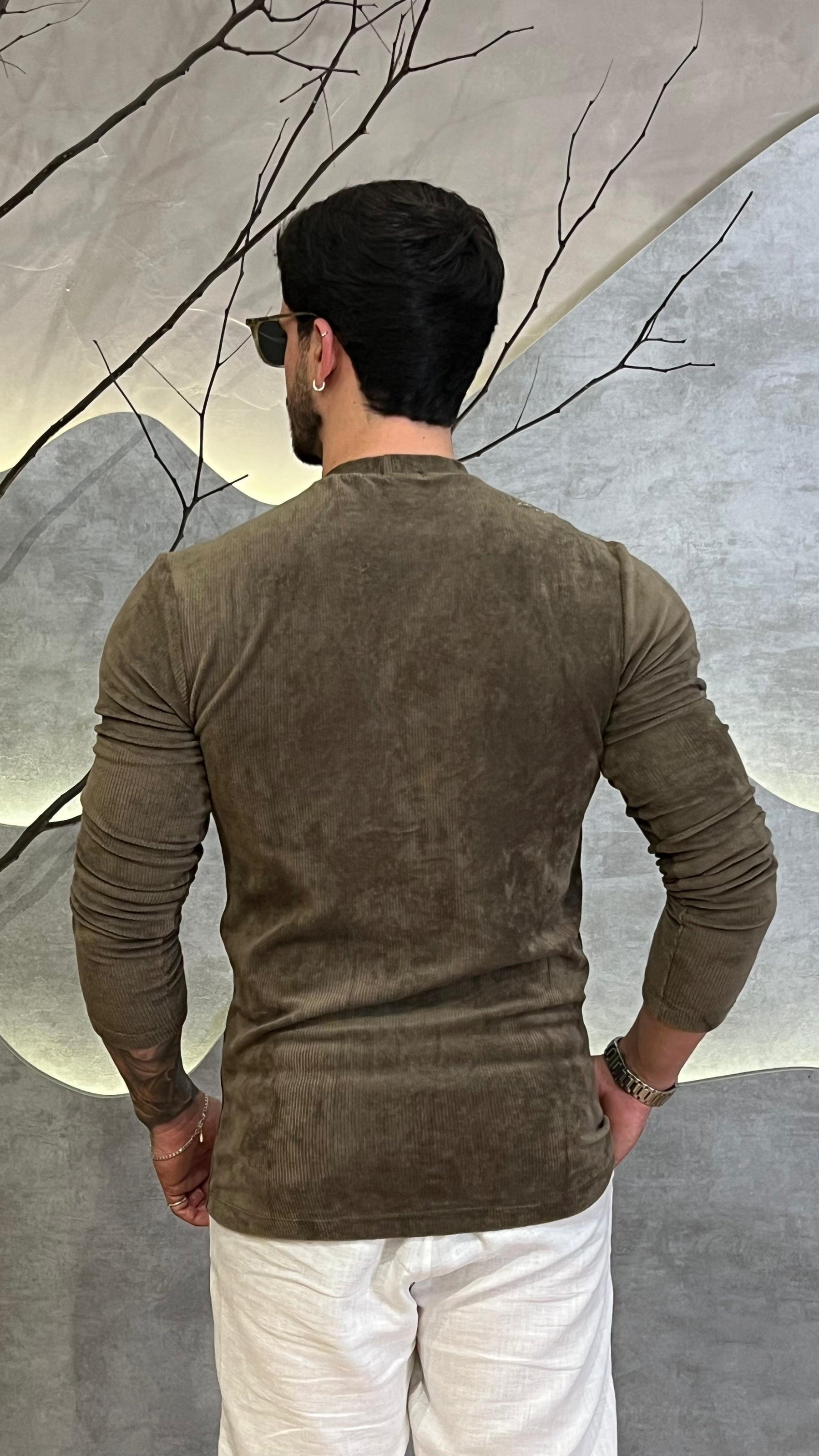 Camisa Cotelê Aveludada Zeus