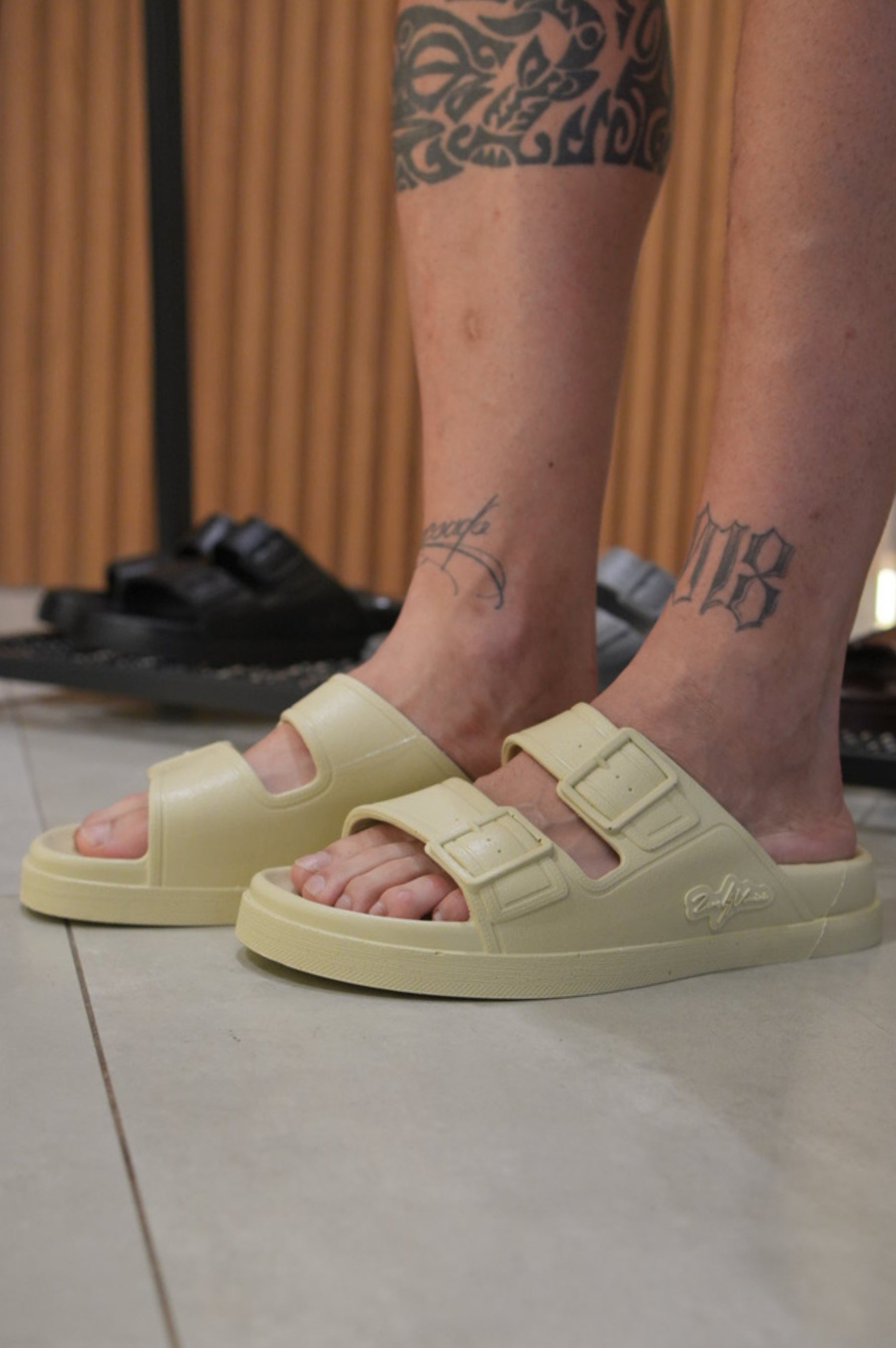 Sandália Papete Zeus - Palha