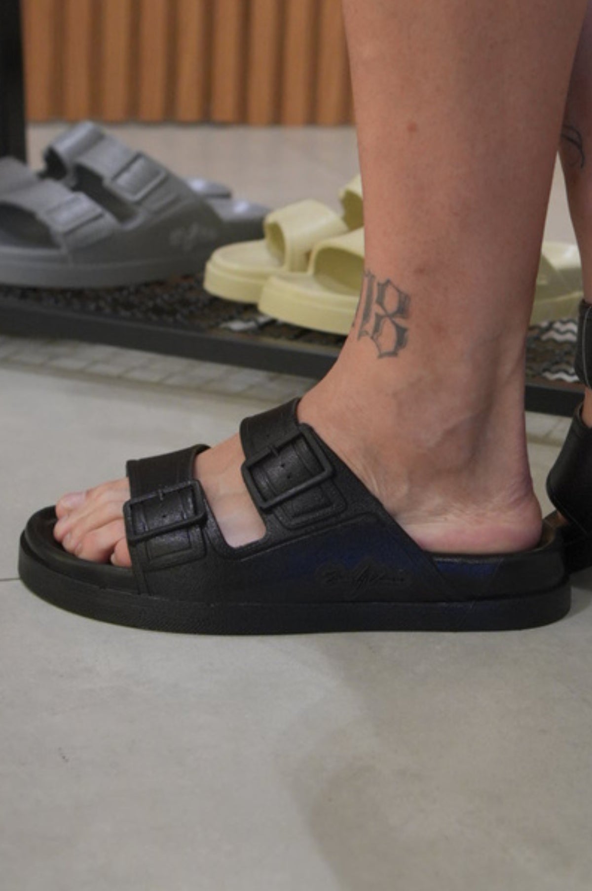 Sandália Papete Zeus - Preto