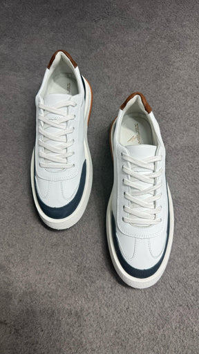 Calçado Plataforma 2.0 Branco Branco/ Azul