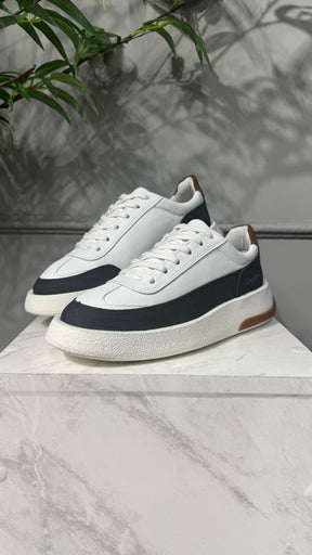 Calçado Plataforma 2.0 Branco Branco/ Azul