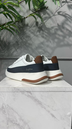 Calçado Plataforma 2.0 Branco Branco/ Azul