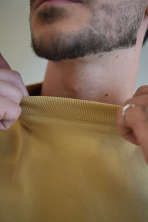 T-Shirt Cotton com Elastano Zeus Palha