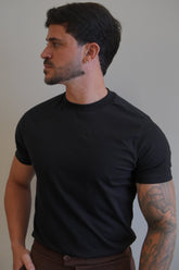 T-Shirt Cotton com Elastano Zeus Preta