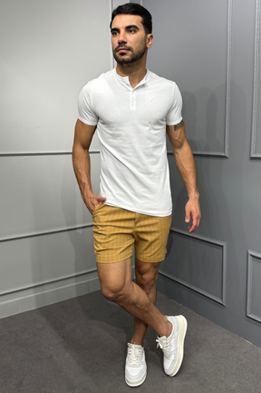 Short Com Listra de Giz Raveman