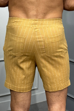 Short Com Listra de Giz Raveman