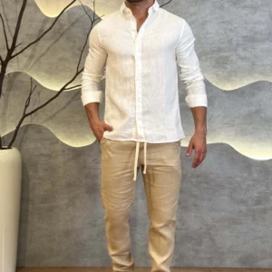 Calça 100% Linho Zeus