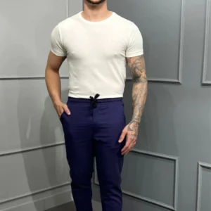 Calça linho Zeus - Azul