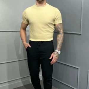 Calça linho Zeus - Preta