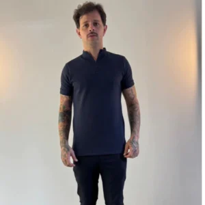 Camisa Half Zíper texturizada Zeus