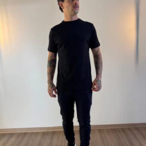 Camisa Suedine Egípcio - Preto