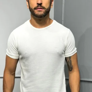 Camisa Texturizada Zeus - Branca