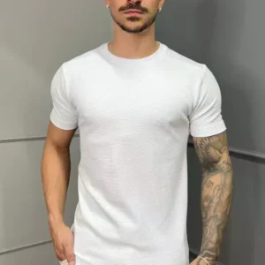 Camisa Texturizada Zeus - Branco