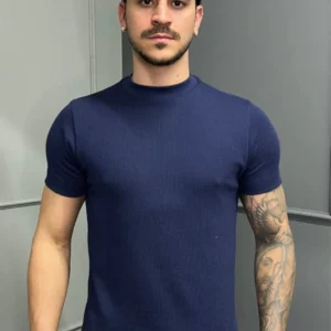 Camisa Tricochamp Canelada Zeus Azul Marinho