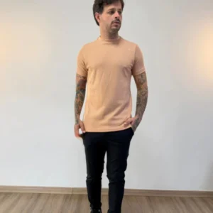 Camisa Tricochamp Canelada Zeus Laranja Claro